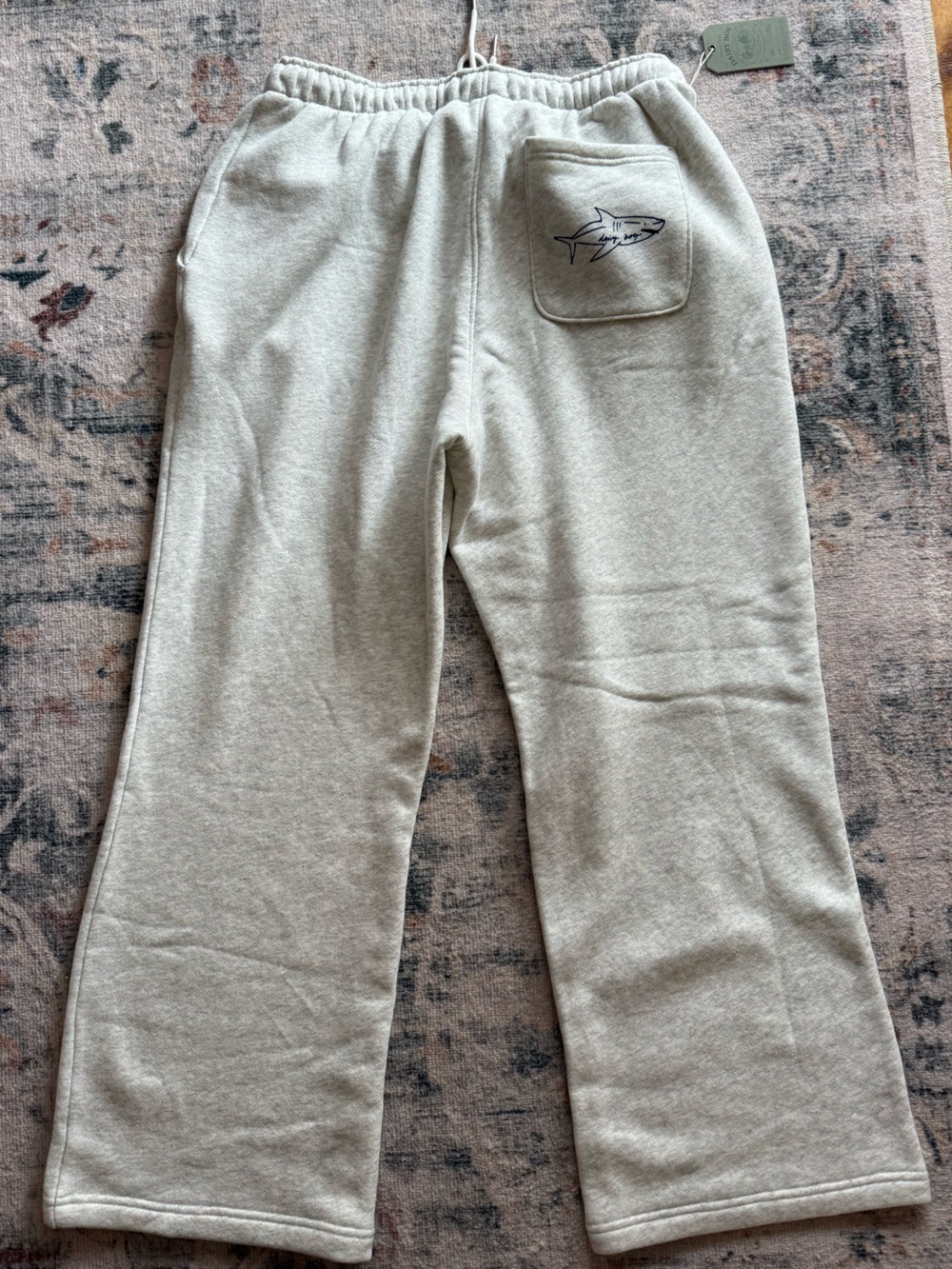 Dairy *RARE* Boy San Diego Shark Straight Leg Women's Pants light gray